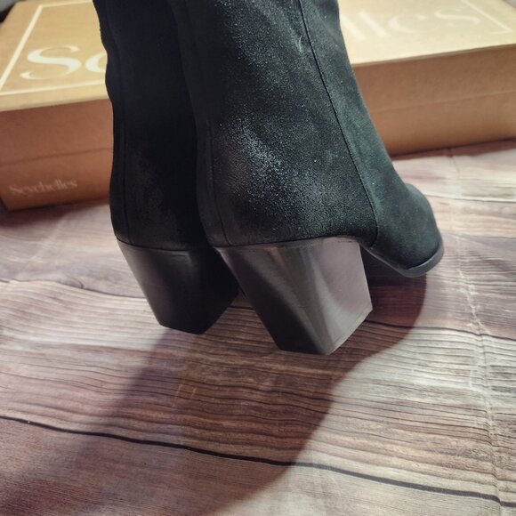 Seychelles Begging You Suede Pointed Toe Western Boots - Picture 5 of 10